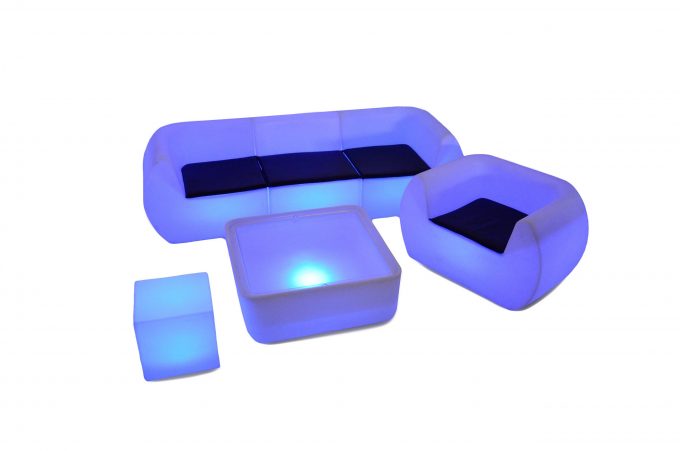 inchiriere mobilier lounge luminos (led)
